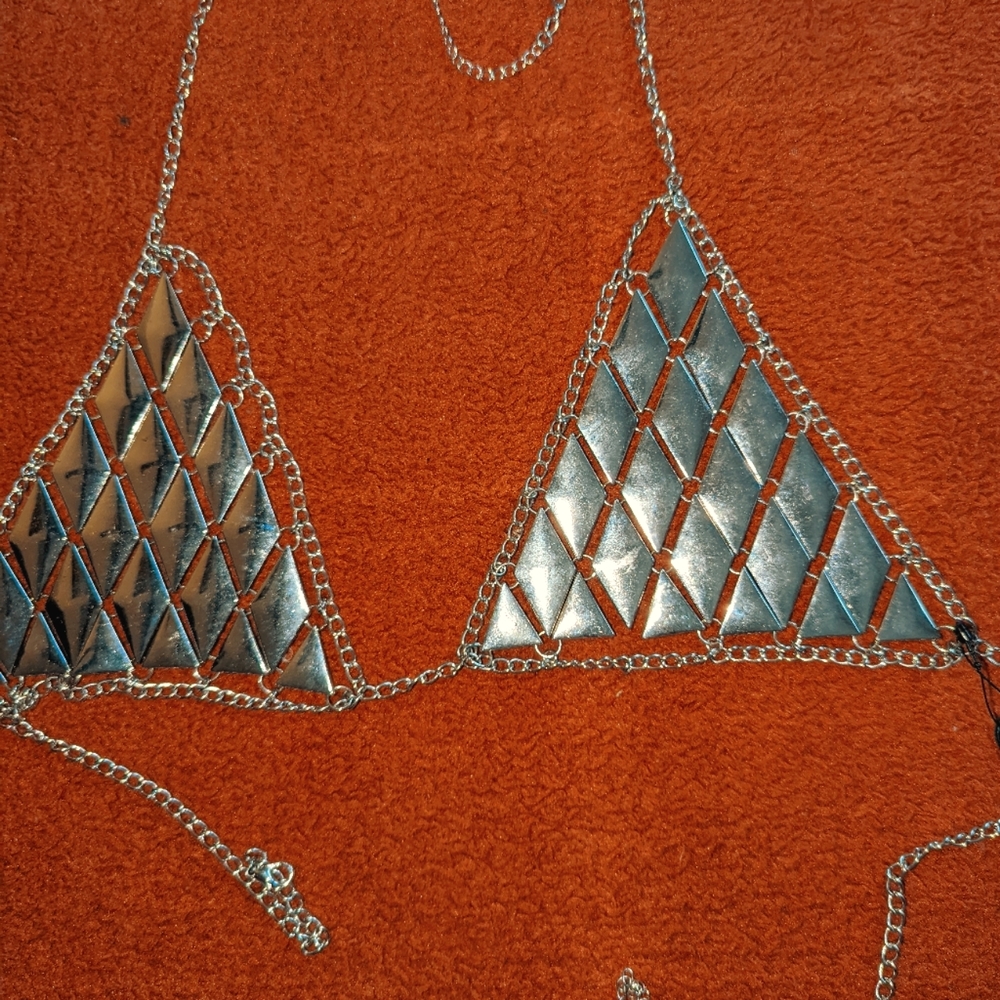 Silver Necklace 'Bra'